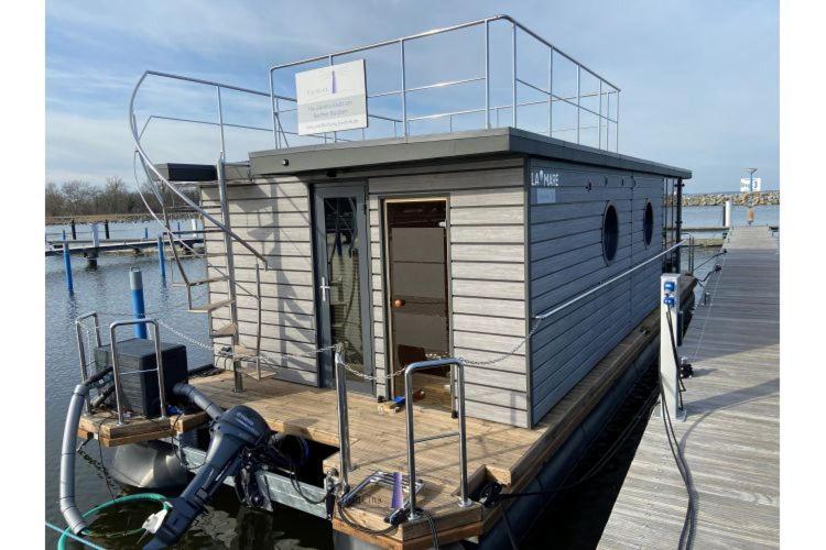 Hausboot Fjord Vela Mit Biosauna In Barth Eksteriør bilde